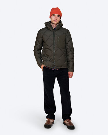 The Mountain Studio D-7 Ul Ultralight Pertex Down Hood Jacket - Peat