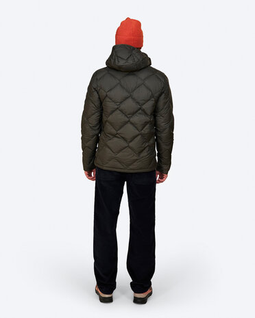 The Mountain Studio D-7 Ul Ultralight Pertex Down Hood Jacket - Peat