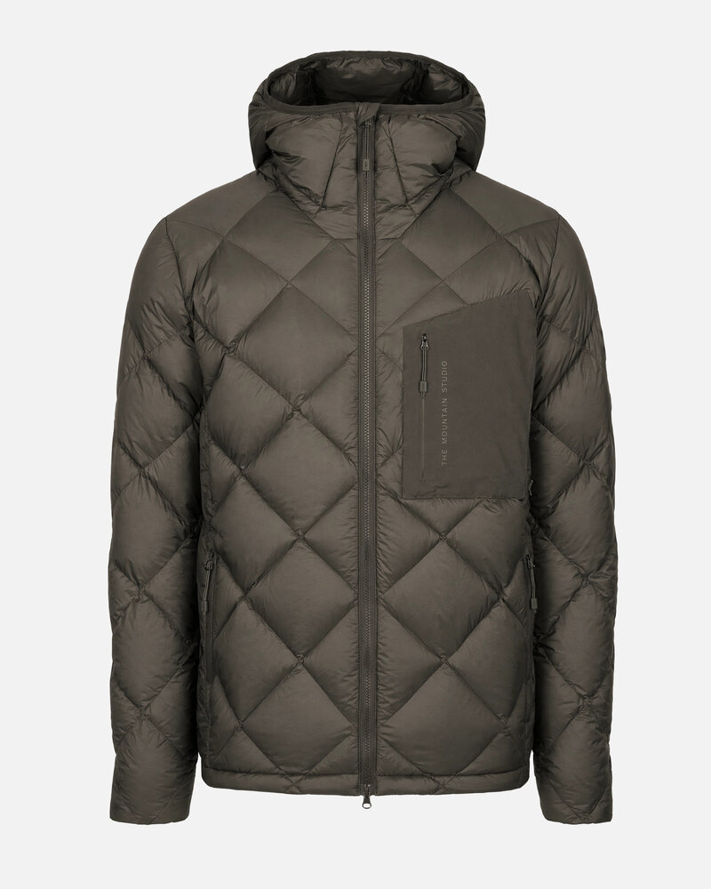 The Mountain Studio D-7 Ul Ultralight Pertex Down Hood Jacket - Peat