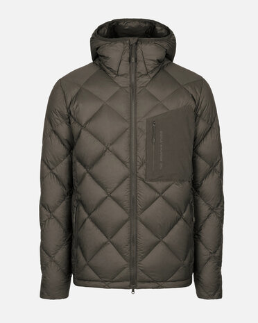The Mountain Studio D-7 Ul Ultralight Pertex Down Hood Jacket - Peat