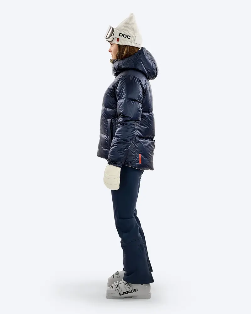 The Mountain Studio D-5 W Pertex Reversible Tecno Down Jacket - Sky Captain-Castle Wall The Mountain Studio D-5 W Pertex Reversible Tecno Down Jacket - Sky Captain-Castle Wall