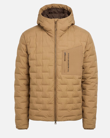 The Mountain Studio D-3 Rl Reversible Light Down Jacket - Otter- Delicioso Brown The Mountain Studio D-3 Rl Reversible Light Down Jacket - Otter- Delicioso Brown