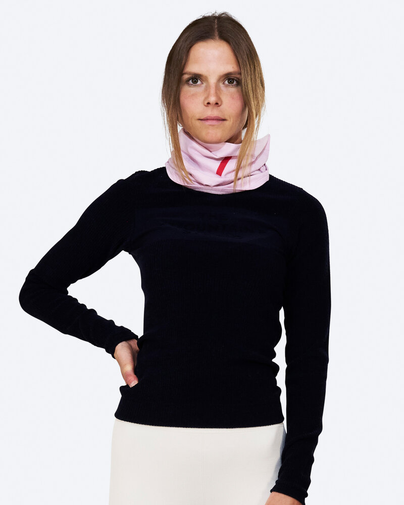 The Mountain Studio W-21 Merino Seamless Neck Gaitor - Lilac Snow