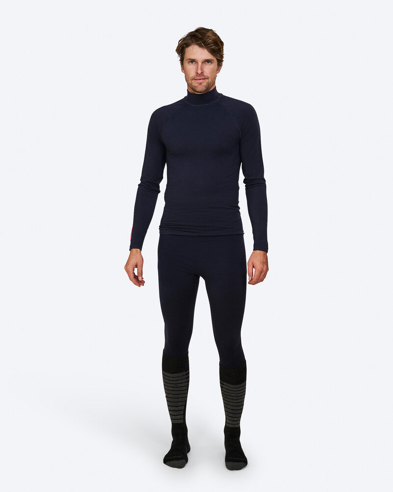 The Mountain Studio U-7 Seamless Merino Base Crew - Sky Captain
