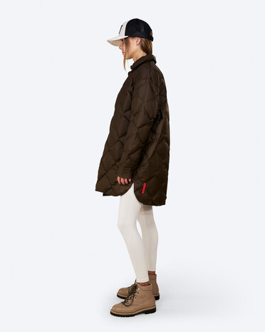 The Mountain Studio G-14 Wul Ultralight Pertex Down Shirt Jacket - Delicioso Brown The Mountain Studio G-14 Wul Ultralight Pertex Down Shirt Jacket - Delicioso Brown