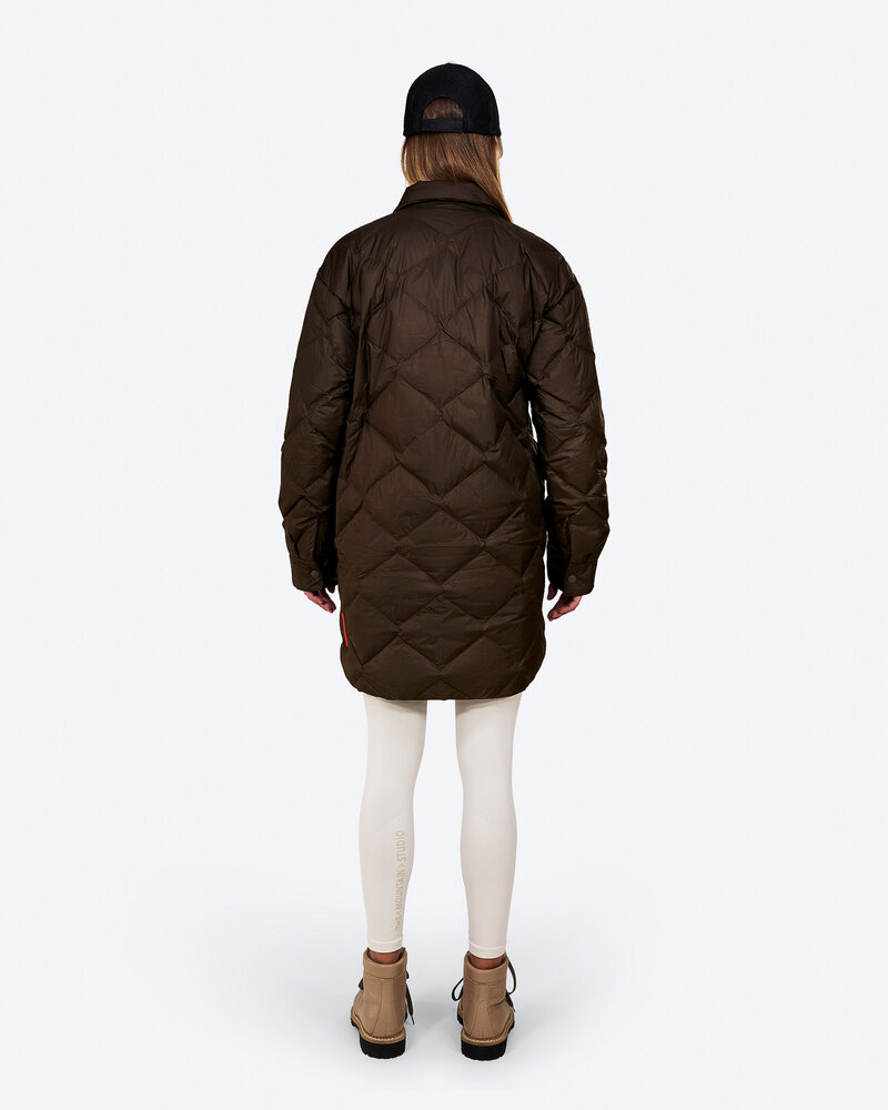 The Mountain Studio G-14 Wul Ultralight Pertex Down Shirt Jacket - Delicioso Brown The Mountain Studio G-14 Wul Ultralight Pertex Down Shirt Jacket - Delicioso Brown