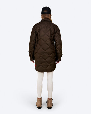 The Mountain Studio G-14 Wul Ultralight Pertex Down Shirt Jacket - Delicioso Brown The Mountain Studio G-14 Wul Ultralight Pertex Down Shirt Jacket - Delicioso Brown
