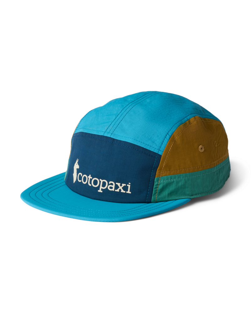Cotopaxi Cotopaxi Tech 5-Panel Hat - Indigo And Oasis Cotopaxi Cotopaxi Tech 5-Panel Hat - Indigo And Oasis