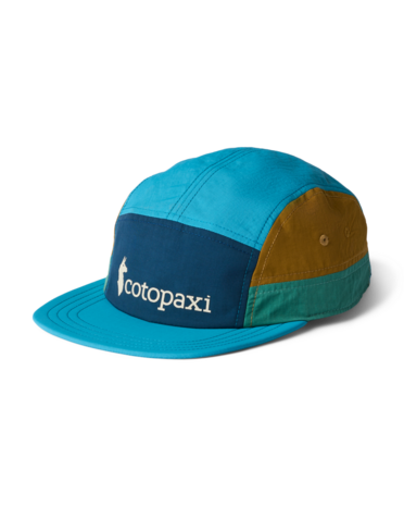 Cotopaxi Cotopaxi Tech 5-Panel Hat - Indigo And Oasis Cotopaxi Cotopaxi Tech 5-Panel Hat - Indigo And Oasis