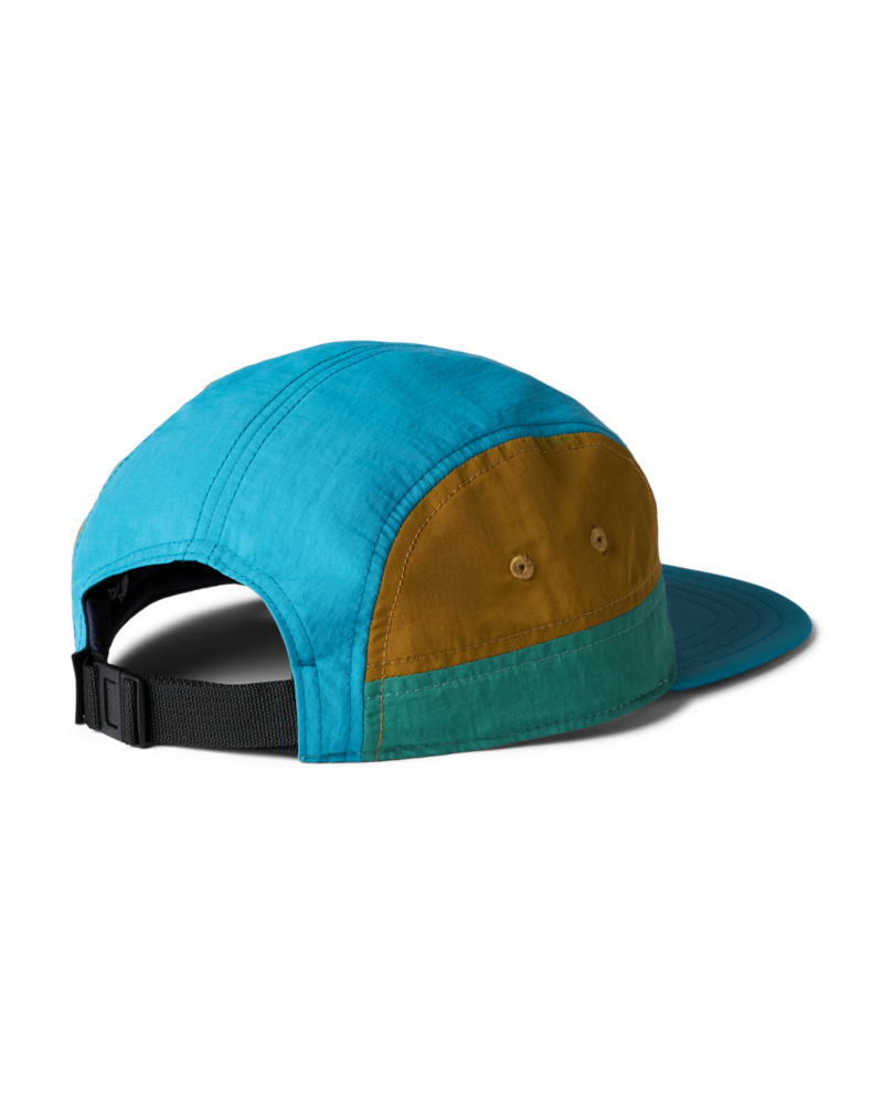 Cotopaxi Cotopaxi Tech 5-Panel Hat - Indigo And Oasis Cotopaxi Cotopaxi Tech 5-Panel Hat - Indigo And Oasis