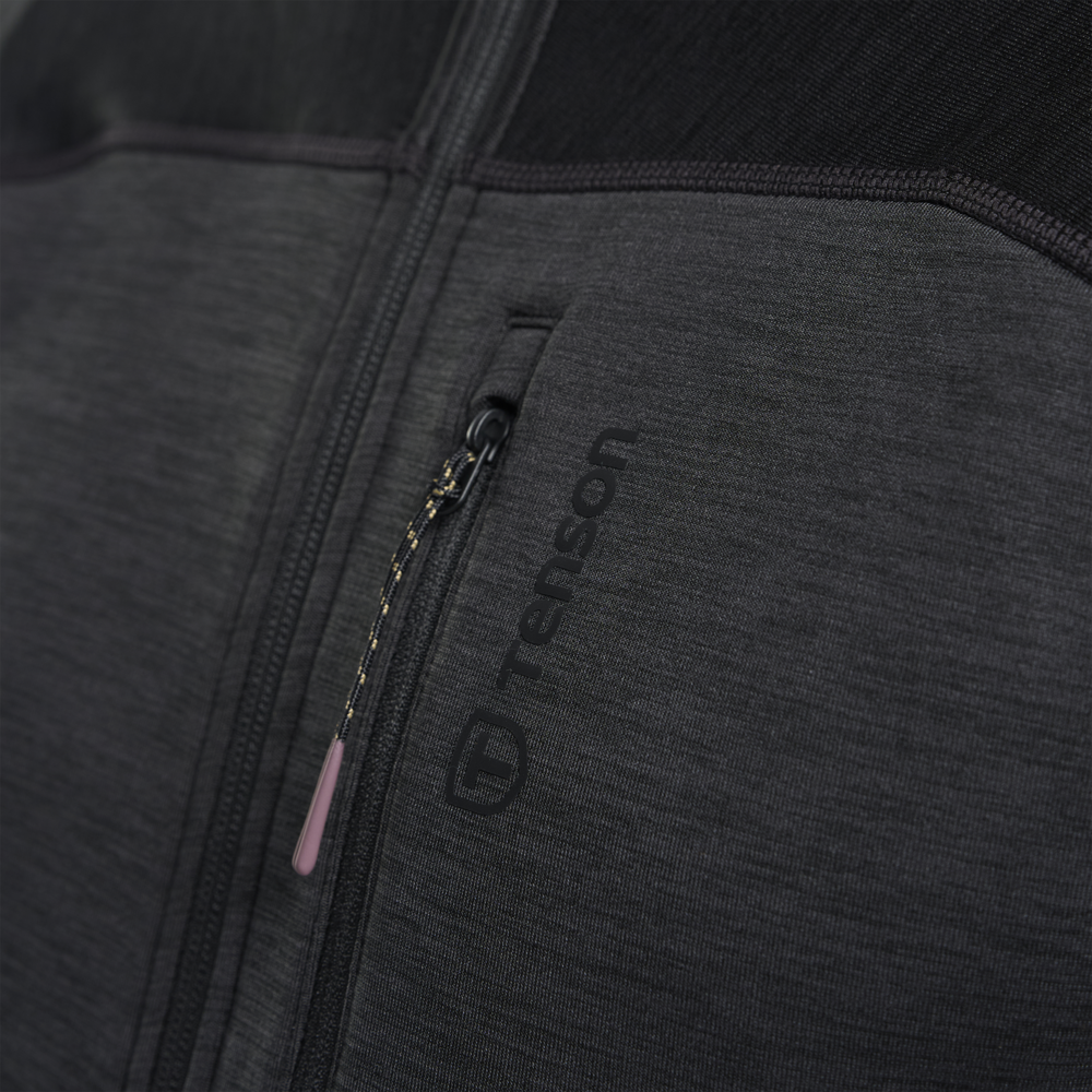 Tenson Nyx Midlayer Zip - Black Tenson Nyx Midlayer Zip - Black