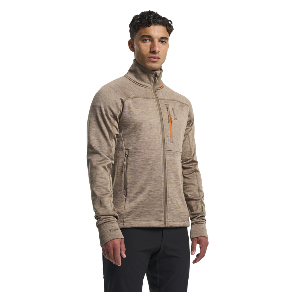 Tenson Nyx Midlayer Zip - Brown Tenson Nyx Midlayer Zip - Brown