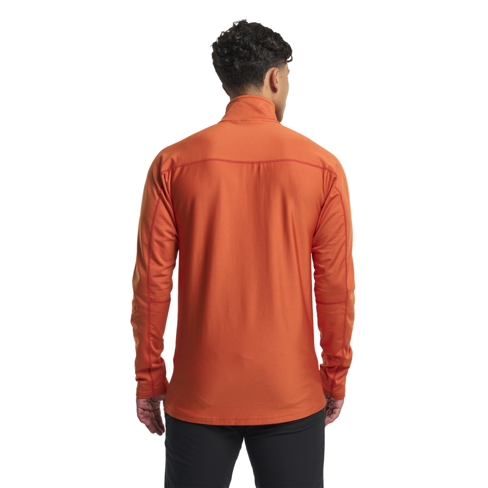 Tenson Txlite Base Half Zip - Dark Orange