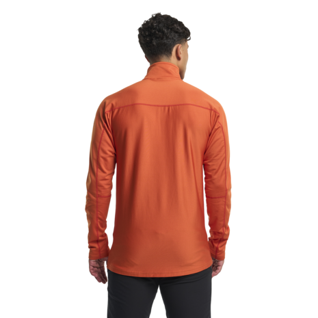 Tenson Txlite Base Half Zip - Dark Orange
