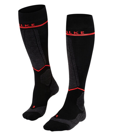 Falke W's SK Compression Energyomen - black-neon red - 26/27 Falke W's SK Compression Energyomen - black-neon red - 26/27