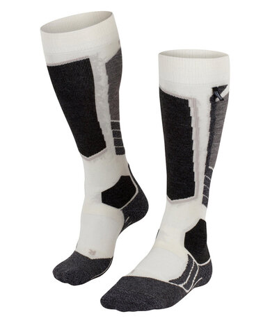 Falke Sk2 Intermediate Cashmere - Woolwhite
