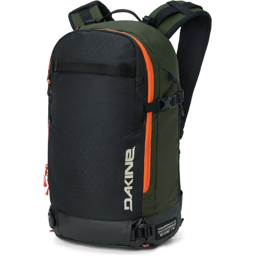 Dakine Heli 2.0 Pro Backpack 26L - Green Black Orange
