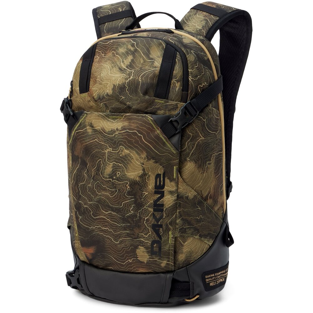 Dakine Heli 2.0 Backpack 12L - Green Brown Grey Dakine Heli 2.0 Backpack 12L - Green Brown Grey