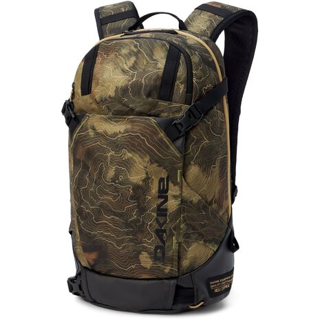 Dakine Heli 2.0 Backpack 12L - Green Brown Grey Dakine Heli 2.0 Backpack 12L - Green Brown Grey