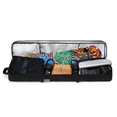 Dakine High Roller Snowboard Bag - Black White Dakine High Roller Snowboard Bag - Black White