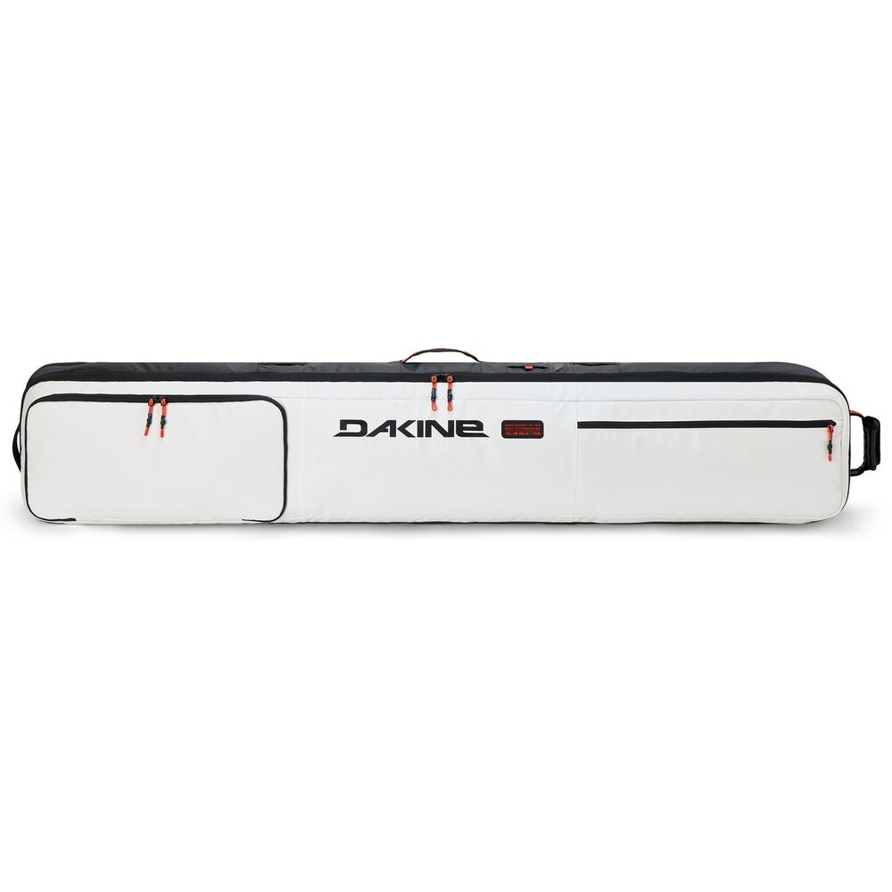 Dakine Fall Line Ski Roller Bag - White Black Orange Dakine Fall Line Ski Roller Bag - White Black Orange