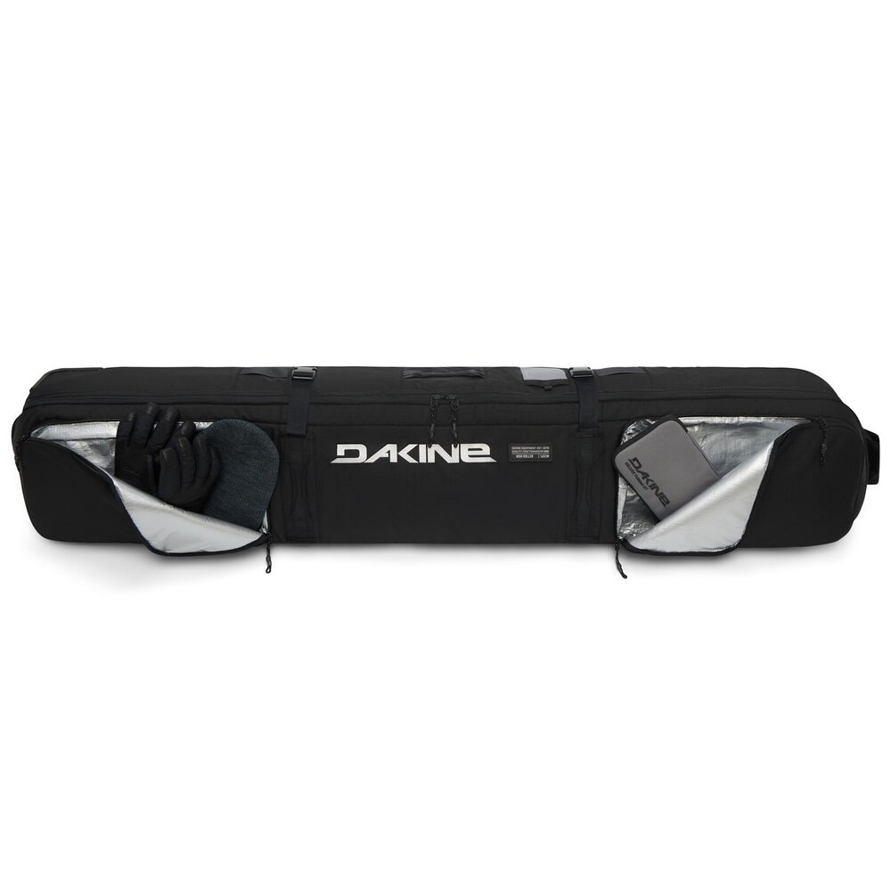 Dakine Fall Line Ski Roller Bag - Black White Dakine Fall Line Ski Roller Bag - Black White