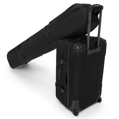 Dakine Fall Line Ski Roller Bag - Black White Dakine Fall Line Ski Roller Bag - Black White