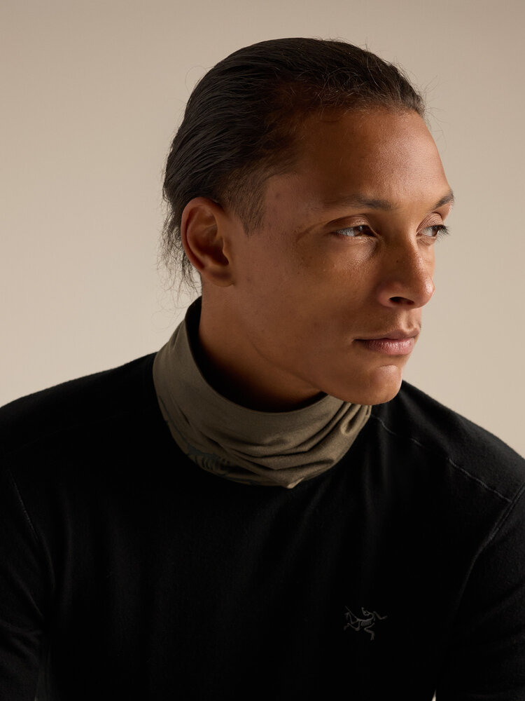 Arc'Teryx Satoroerino Neck Gaiter - Mongoose / Black Arc'Teryx Satoroerino Neck Gaiter - Mongoose / Black