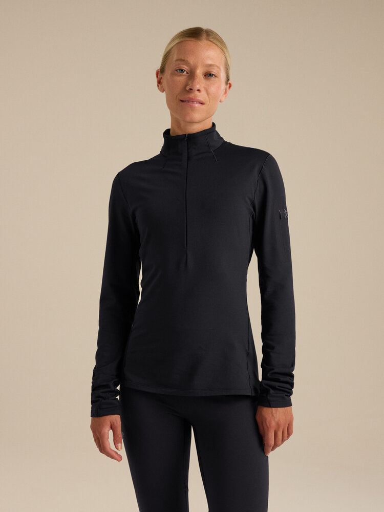 Arc'Teryx Rho Zip Neck - Black Arc'Teryx Rho Zip Neck - Black
