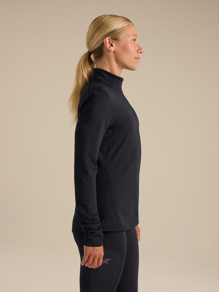 Arc'Teryx Rho Zip Neck - Black Arc'Teryx Rho Zip Neck - Black