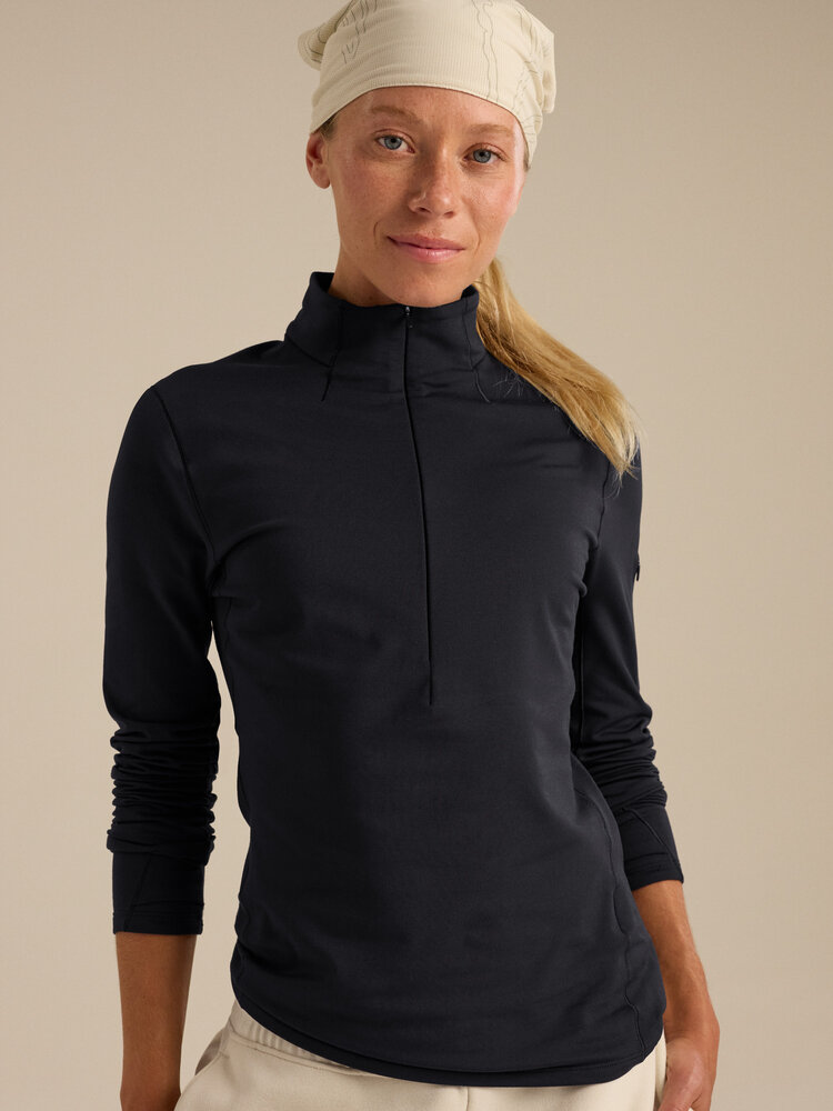 Arc'Teryx Rho Zip Neck - Black Arc'Teryx Rho Zip Neck - Black