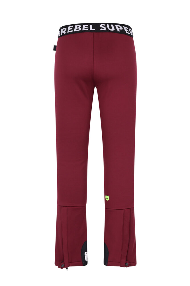SuperRebel Speak Ski Trousers Soft Shell - Bordeaux