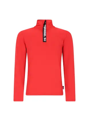 SuperRebel Spurt Ski Sport Jersey Pully - Fluo Red