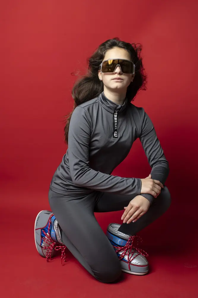 SuperRebel Spurt Ski Sport Jersey Pully - Gun Metal