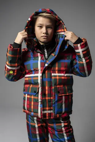 SuperRebel Colorado Super Fit Jacket - Check AOP