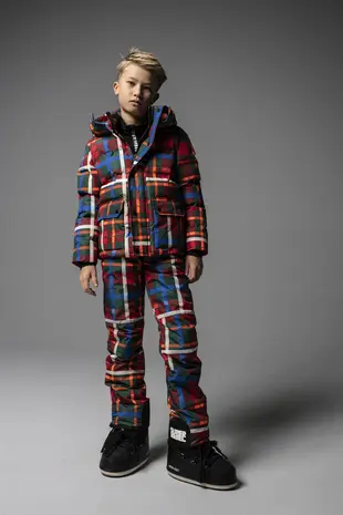 SuperRebel Colorado Super Fit Jacket - Check AOP