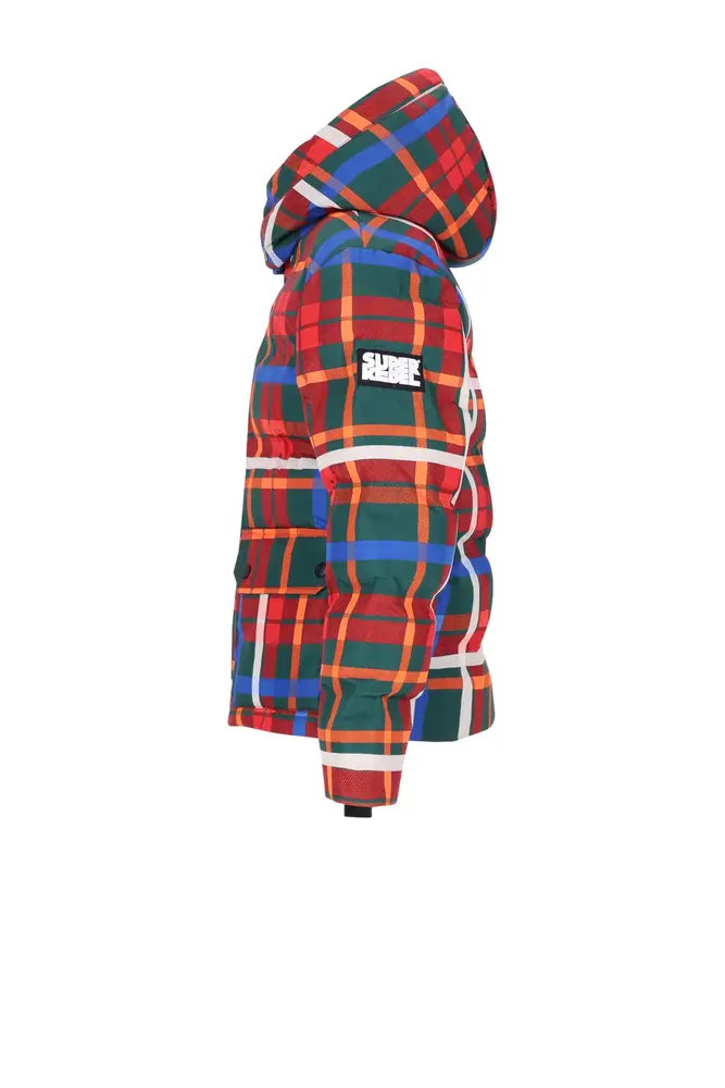 SuperRebel Colorado Super Fit Jacket - Check AOP