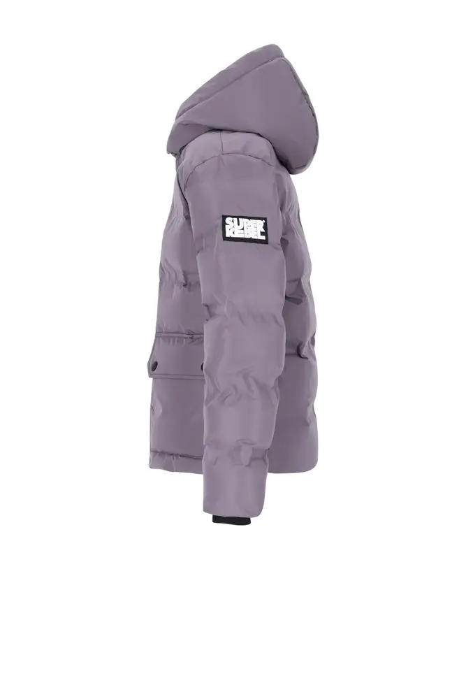 SuperRebel Colorado Super Fit Jacket - Gun Metal SuperRebel Colorado Super Fit Jacket - Gun Metal