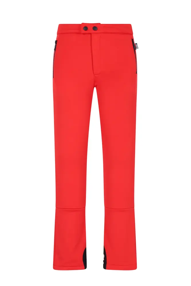 SuperRebel Speak Ski Trousers Soft Shell - Fluo Red
