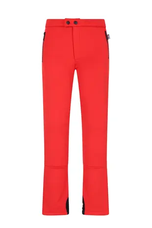 SuperRebel Speak Ski Trousers Soft Shell - Fluo Red