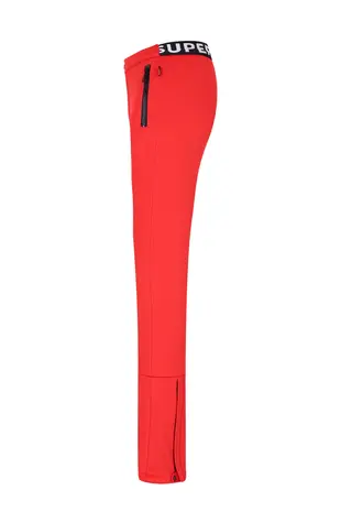 SuperRebel Speak Ski Trousers Soft Shell - Fluo Red