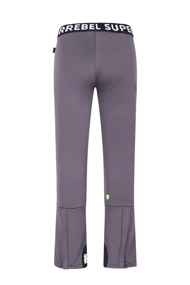 SuperRebel Speak Ski Trousers Soft Shell - Gun Metal