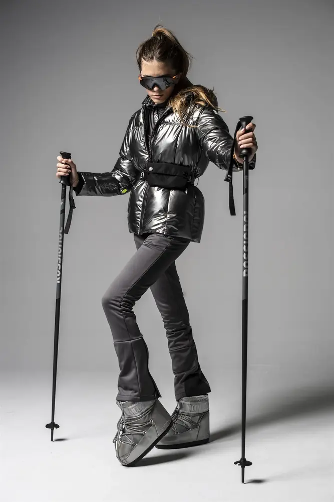 SuperRebel Speak Ski Trousers Soft Shell - Gun Metal