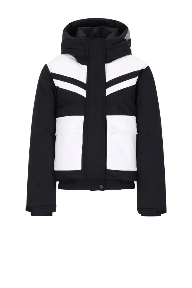 SuperRebel Celi Colour Block Bomber - Black