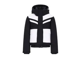 SuperRebel Celi Colour Block Bomber - Black SuperRebel Celi Colour Block Bomber - Black