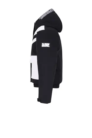 SuperRebel Celi Colour Block Bomber - Black