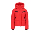 SuperRebel Spicy Metallic Hooded Ski Jacket - Fluo Red SuperRebel Spicy Metallic Hooded Ski Jacket - Fluo Red