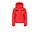 Spicy Metallic Hooded Ski Jacket - Fluo Red