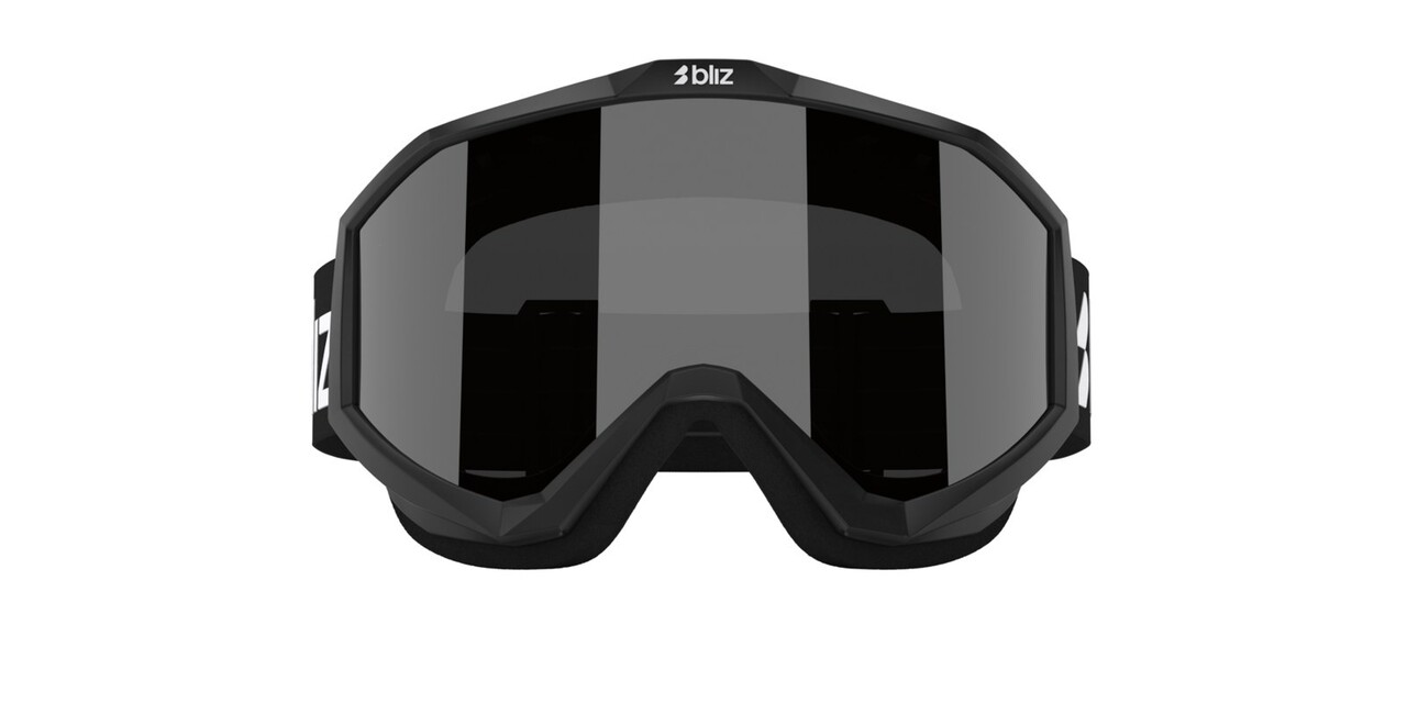 Bliz Liner Jr - Black-White Logo / Brown Silver Mirror