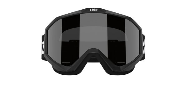 Bliz Liner Jr - Black-White Logo / Brown Silver Mirror